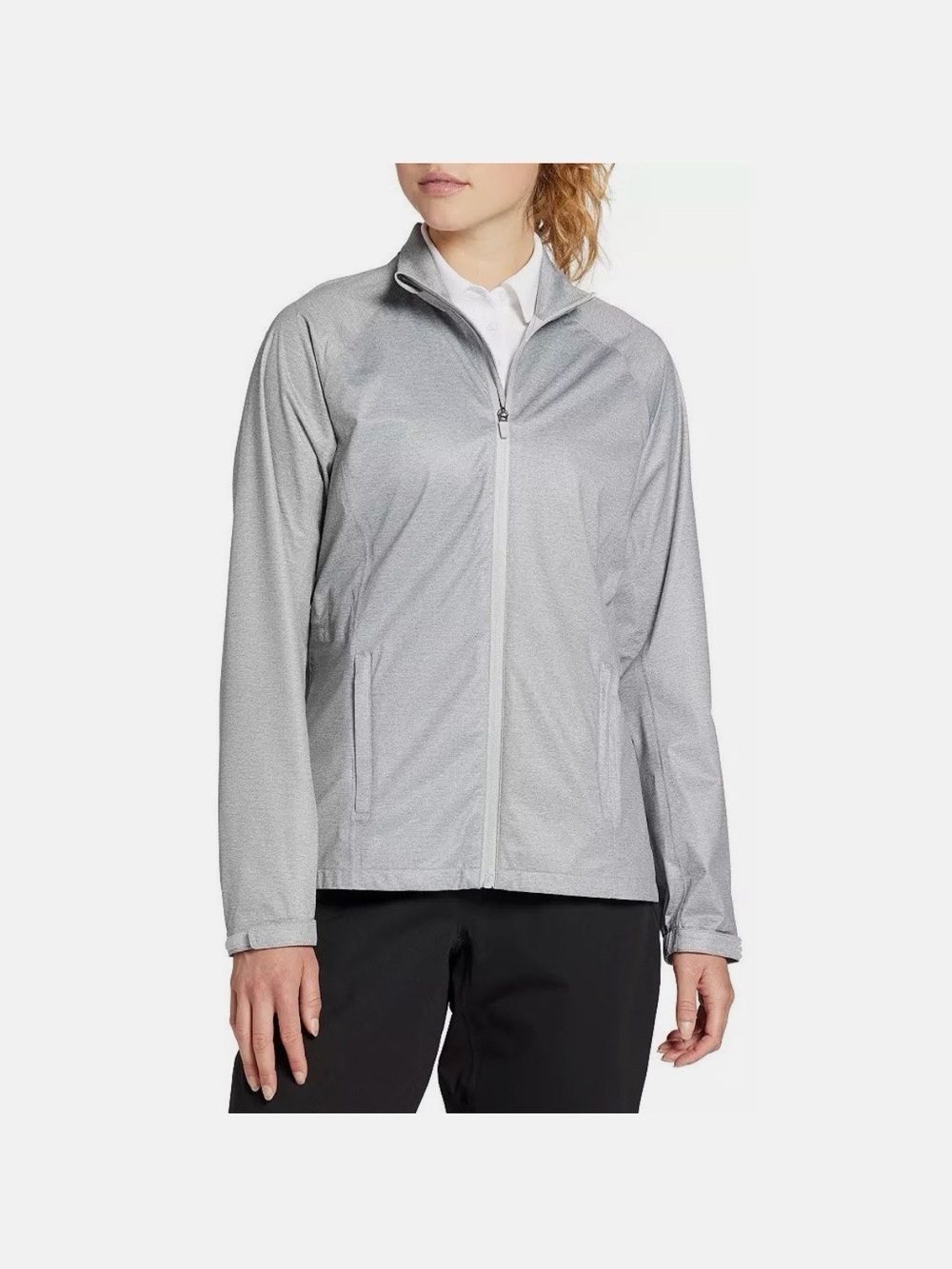 NWT Walter Hagen Rain jacket - Light Gray Women's Full-Zip Size Large